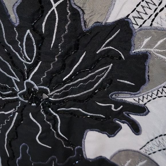 Vintage A.B. Lambdin Black & White Oriental Jacket - Picture 6 of 7